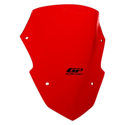 GP Kompozit Yamaha XMAX 250 Tech Max 2024-2026 Uyumlu Spor Ön Cam Kırmızı