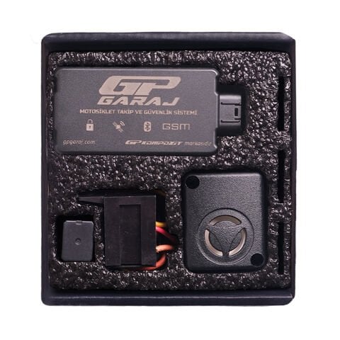 GP Garaj TKP001 Motosiklet Takip Ve Güvenlik Sistemi + Siren Alarm Modülü + Blokaj Sistemi + 1 Yıllık Lisans
