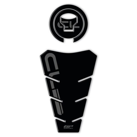 GP Kompozit Honda CL 250 2023-2025 Uyumlu Tank Pad Seti Siyah