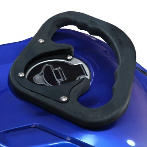 GP Kompozit Yamaha R25 2019-2024 Uyumlu Depo Üstü Artçı Tutamak Siyah