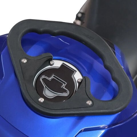 GP Kompozit Yamaha R25 2019-2024 Uyumlu Depo Üstü Artçı Tutamak Siyah