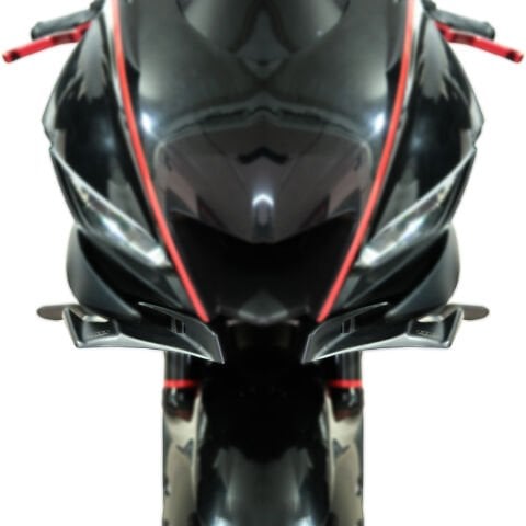 GP Kompozit Yamaha R25 2019-2024 Uyumlu Winglet Siyah