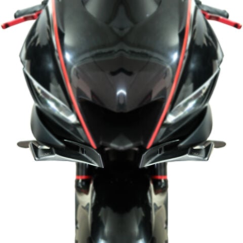 GP Kompozit Yamaha R25 2019-2024 Uyumlu Winglet Siyah