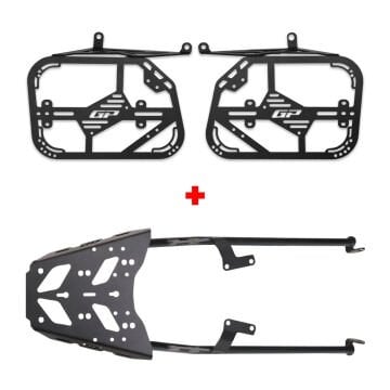 GP Kompozit Honda NX 500 2025 Uyumlu Arka ve Yan Çanta Demiri Seti Siyah