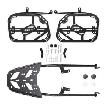 GP Kompozit Honda NX 500 2025 Uyumlu Arka ve Yan Çanta Demiri Seti Siyah