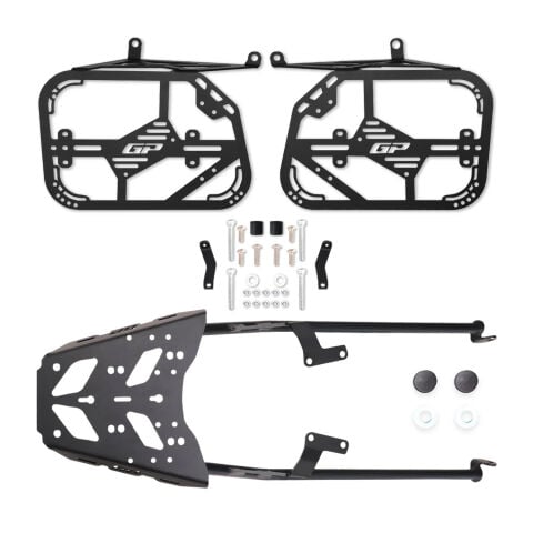 GP Kompozit Honda NX 500 2025-2026 Uyumlu Arka ve Yan Çanta Demiri Seti Siyah