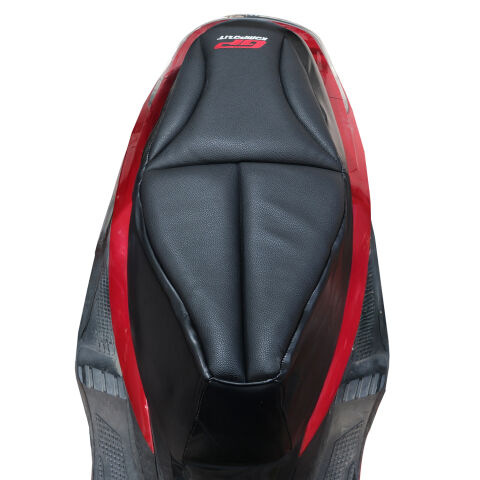 GP Kompozit Kanuni Mati 125 2020-2024 Uyumlu Motosiklet Konfor Sele Kılıfı Siyah