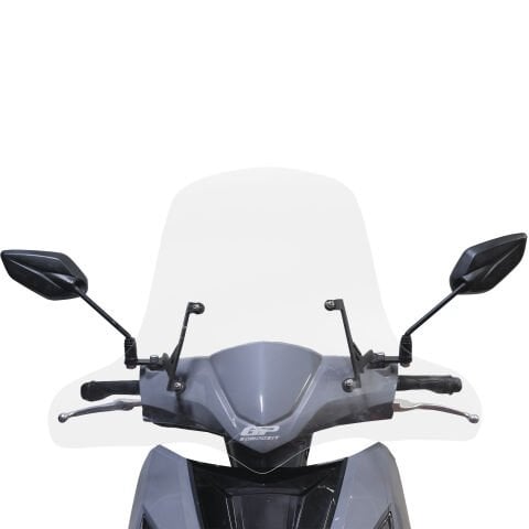 GP Kompozit RKS VRS 125 2023-2025 Uyumlu Elcikli Ön Cam Şeffaf