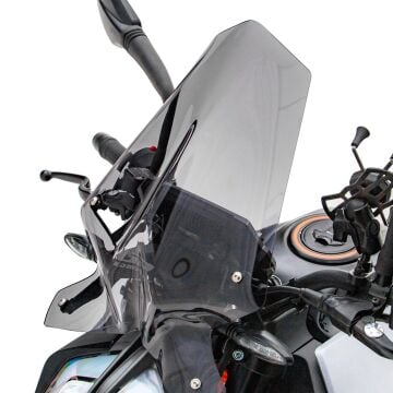 GP Kompozit KTM Duke 390 2017-2023 Uyumlu Ön Cam Siyah 46 cm