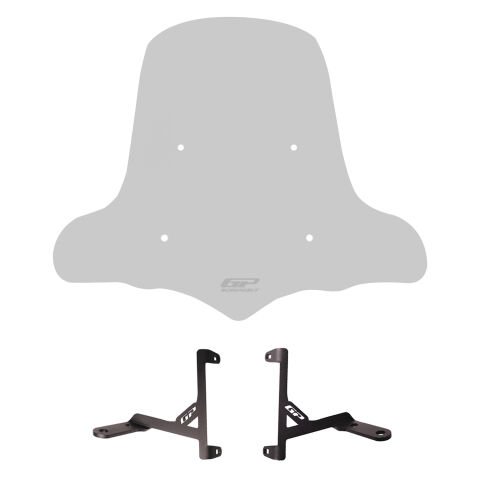 GP Kompozit RKS VRS 125 2023-2025 Uyumlu Elcikli Ön Cam Füme