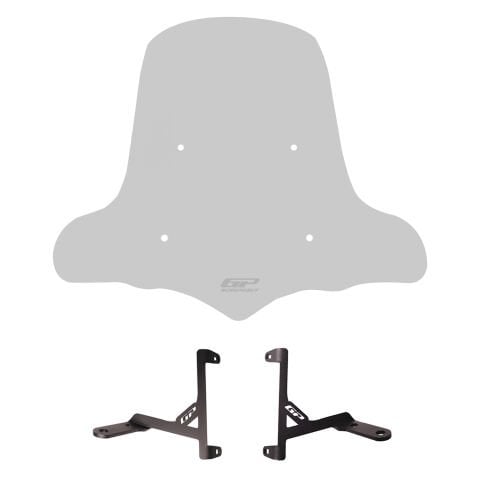 GP Kompozit RKS VRS 125 2023-2025 Uyumlu Elcikli Ön Cam Füme