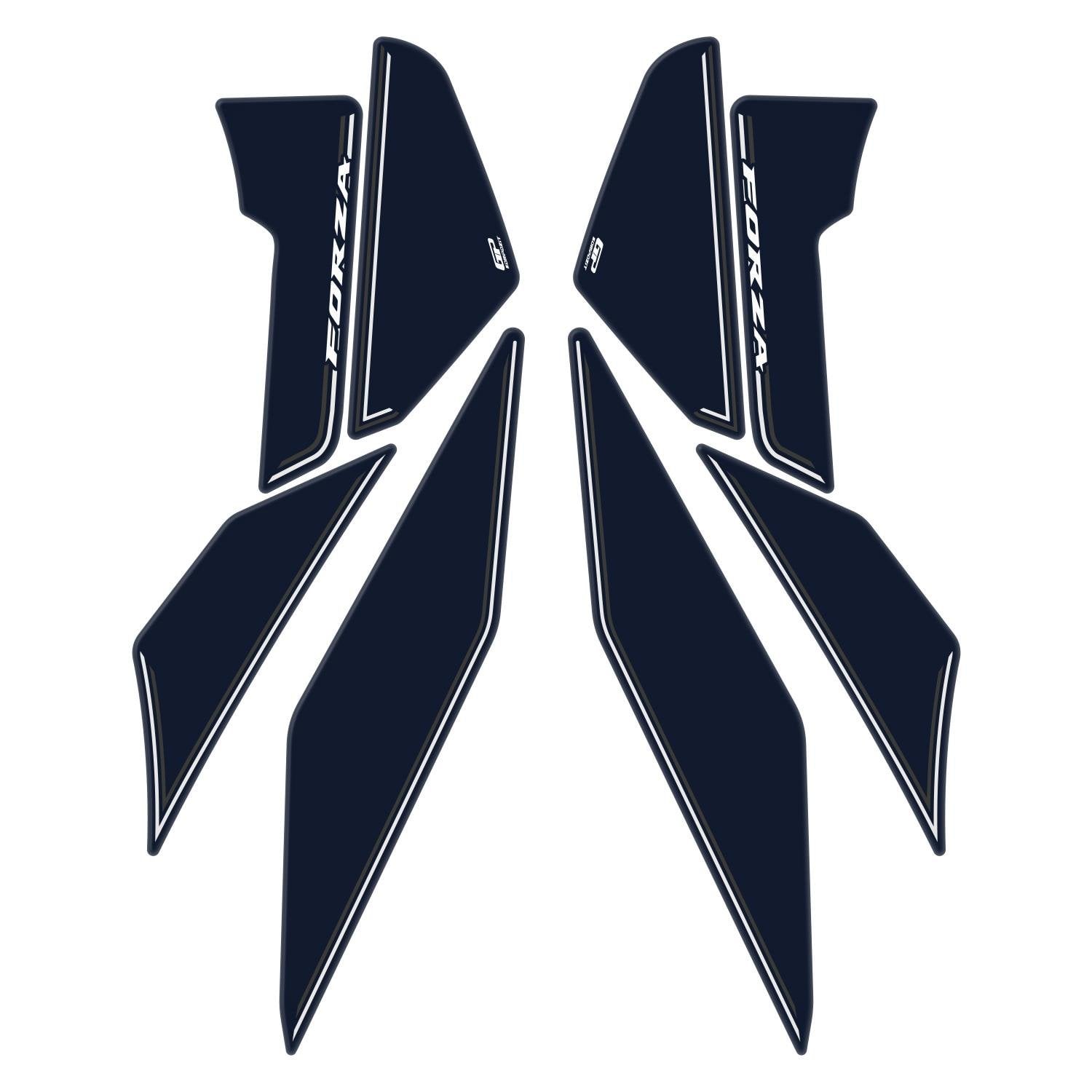 GP Kompozit Honda Forza 250 2018-2026 Uyumlu Yan Alt Ayak Pad Lacivert