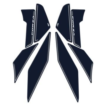 GP Kompozit Honda Forza 250 2018-2025 Uyumlu Yan Alt Ayak Pad Lacivert