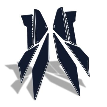 GP Kompozit Honda Forza 250 2018-2025 Uyumlu Yan Alt Ayak Pad Lacivert