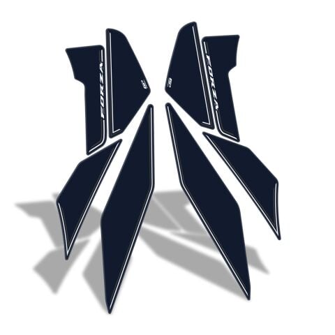 GP Kompozit Honda Forza 250 2018-2026 Uyumlu Yan Alt Ayak Pad Lacivert