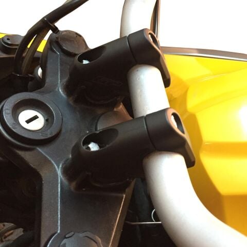 GP Kompozit BMW R 1200 GS / ADV 2004-2011 Uyumlu Gidon Yükseltme Siyah