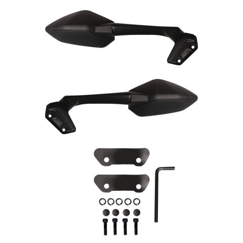 GP Kompozit CF Moto 250 SR 2020-2025 Uyumlu Motosiklet Dikiz Aynası Siyah