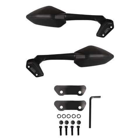 GP Kompozit CF Moto 250 SR 2020-2025 Uyumlu Motosiklet Dikiz Aynası Siyah