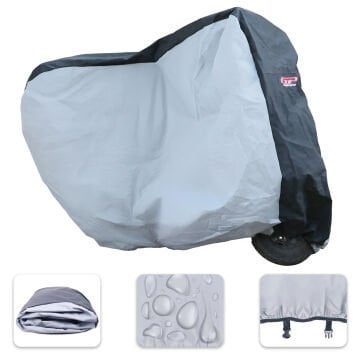 GP Kompozit Universal Küçük Boy Motosiklet Brandası Gri