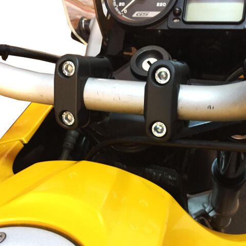 GP Kompozit BMW R 1200 GS / ADV 2004-2011 Uyumlu Gidon Yükseltme Gri