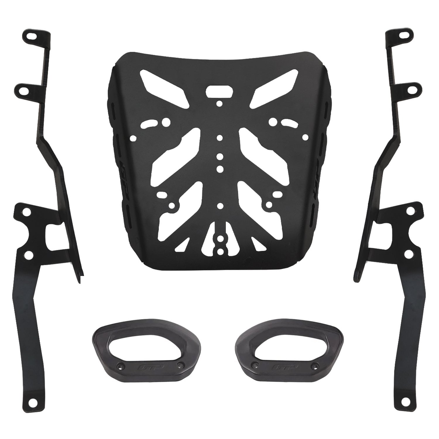 GP Kompozit Hero DASH 110/125 2022-2025 Uyumlu Arka Çanta Demiri Siyah