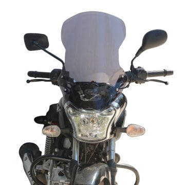 GP Kompozit Bajaj V15 2017-2020 Uyumlu Ön Cam Füme