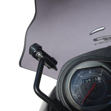 GP Kompozit Bajaj V15 2017-2020 Uyumlu Ön Cam Füme 48 cm