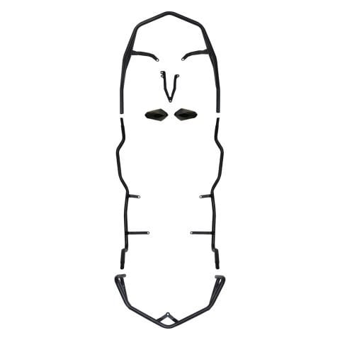 GP Kompozit Hero DASH 110/125 2022-2025 Uyumlu Motor Koruma Demiri Siyah