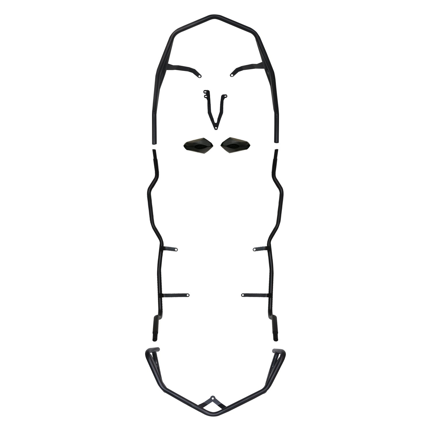 GP Kompozit Hero DASH 110/125 2022-2025 Uyumlu Motor Koruma Demiri Siyah