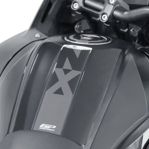 GP Kompozit Honda NX 500 2025 Uyumlu Tank Pad Seti Siyah-Gri