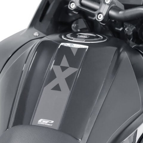 GP Kompozit Honda NX 500 2025-2026 Uyumlu Tank Pad Seti Siyah-Gri