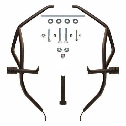 GP Kompozit Honda XL750L Transalp 2023-2025 Uyumlu Motor Koruma Demiri Siyah