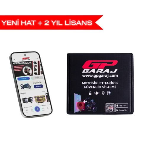 GP Garaj TKP001 Motosiklet Takip Ve Güvenlik Sistemi - Yeni Lisans Hat - 2 Yıllık