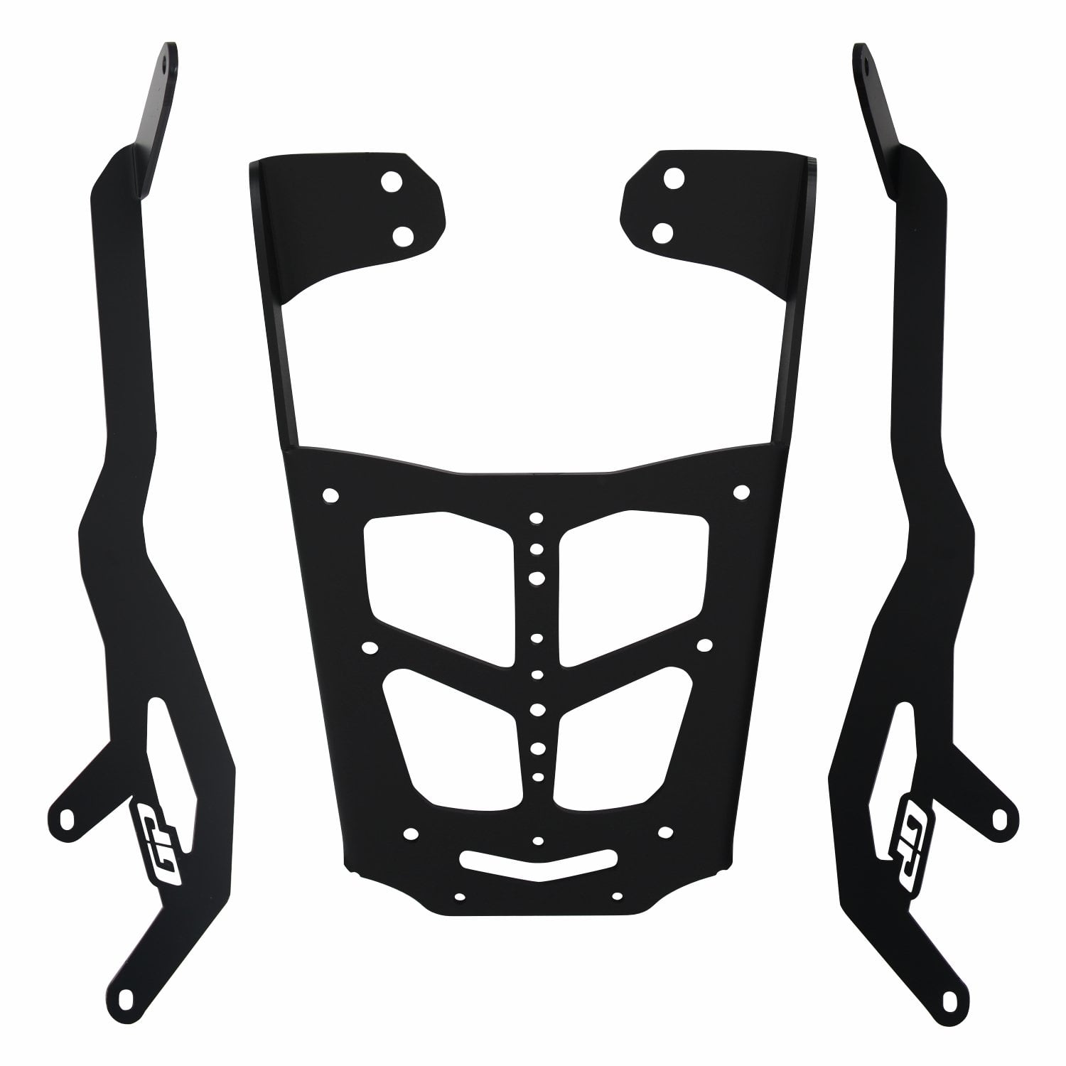 GP Kompozit Bajaj Pulsar NS 200 2011-2026 Uyumlu Arka Çanta Demiri Siyah