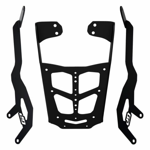 GP Kompozit Bajaj Pulsar NS 200 2011-2026 Uyumlu Arka Çanta Demiri Siyah