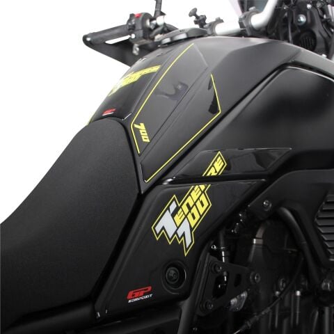 GP Kompozit Yamaha Tenere 700 2019-2023 Uyumlu Tank Pad Seti Mavi