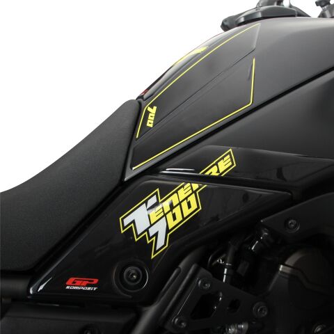 GP Kompozit Yamaha Tenere 700 2019-2023 Uyumlu Tank Pad Seti Mavi