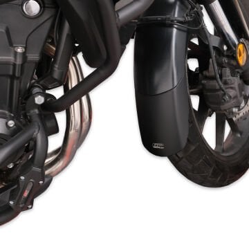 GP Kompozit Honda NX 500 2025 Uyumlu Ön Çamurluk Uzatma Siyah