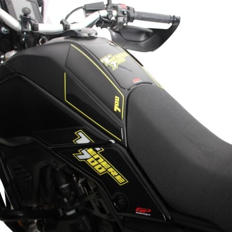 GP Kompozit Yamaha Tenere 700 2019-2023 Uyumlu Tank Pad Seti Kırmızı