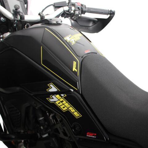 GP Kompozit Yamaha Tenere 700 2019-2023 Uyumlu Tank Pad Seti Kırmızı