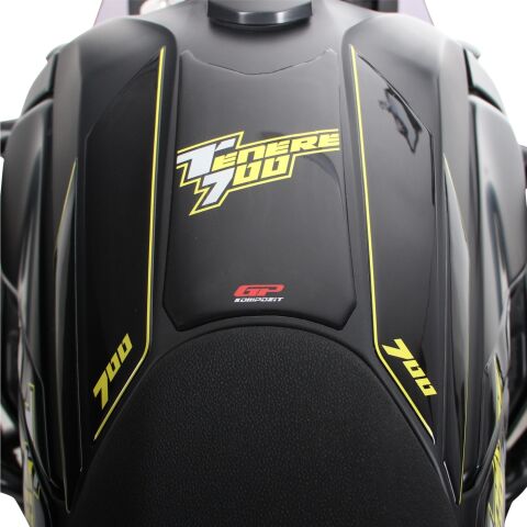 GP Kompozit Yamaha Tenere 700 2019-2023 Uyumlu Tank Pad Seti Kırmızı