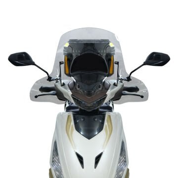 GP Kompozit Hero DASH 125 2022-2024 Uyumlu Ön Cam Füme 58 cm