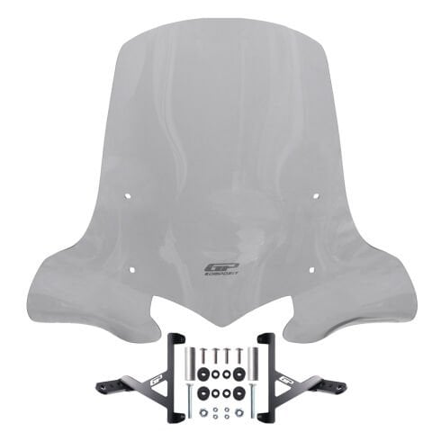 GP Kompozit Hero DASH 125 2022-2024 Uyumlu Ön Cam Füme