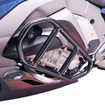GP Kompozit BMW K 1600 GTL 2024-2025 Uyumlu Motor Koruma Demiri Siyah