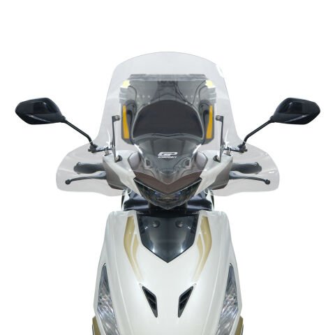 GP Kompozit Hero DASH 125 2022-2024 Uyumlu Ön Cam Şeffaf