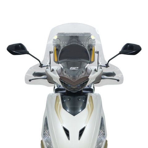 GP Kompozit Hero DASH 125 2022-2024 Uyumlu Ön Cam Şeffaf