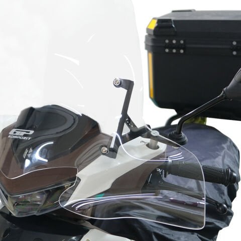 GP Kompozit Hero DASH 125 2022-2024 Uyumlu Ön Cam Şeffaf