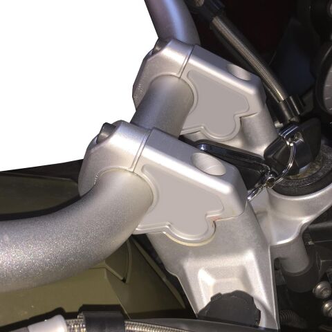 GP Kompozit BMW R 1200 GS / R 1250 GS ADV 2013-2024 Uyumlu Eğimli Gidon Yükseltme Alüminyum