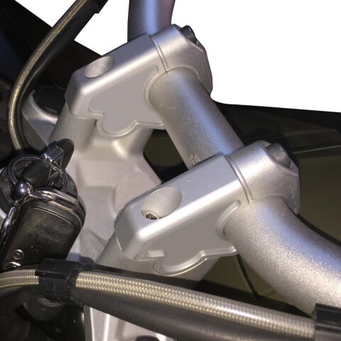 GP Kompozit BMW R 1200 GS / R 1250 GS ADV 2013-2024 Uyumlu Eğimli Gidon Yükseltme Alüminyum