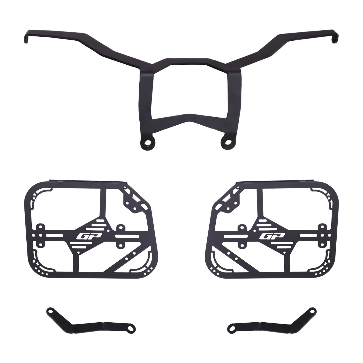 GP Kompozit BMW R 1300 GS 2023-2026 Uyumlu Yan Çanta Demiri Siyah